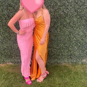 SORELLA VITA Gold Maxi Dress